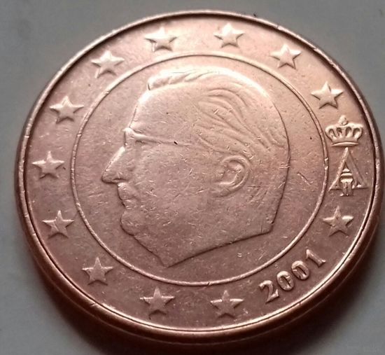1 евроцент, Бельгия 2001 г.