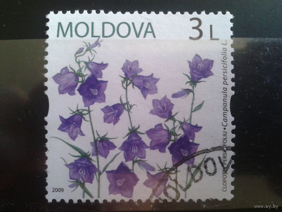 Молдова 2009 Колокольчики Михель-2,2 евро гаш
