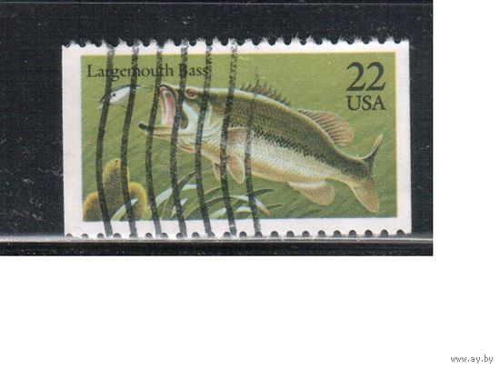 США-1986, (Мих.1794),  гаш. , Фауна, Рыбы