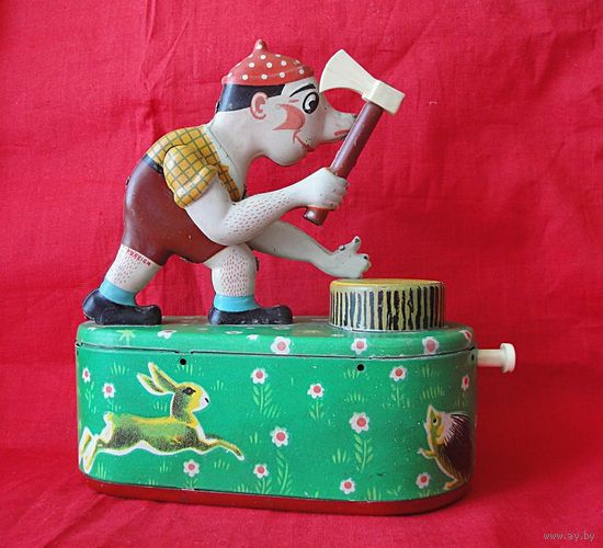 Жестяная копилка-игрушка ДРОВОСЕК