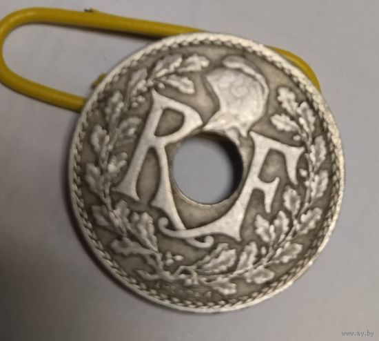 Франция 10 сантимов 1921