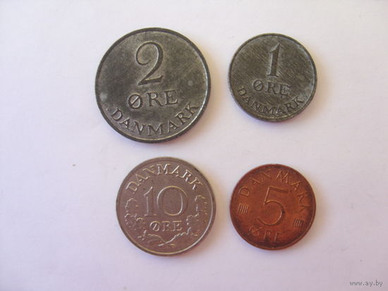 Мронеты Дании. Все одним лотом.