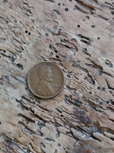 США 1 цент 1918 год