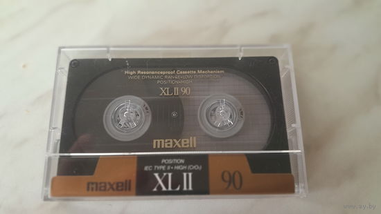 Хромовая аудиокассета Maxell XLII 90 (90 минут)