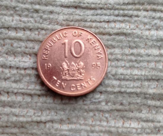 Werty71 Кения 10 центов 1995