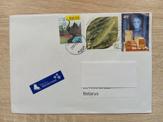 ПОДПИСАННЫЙ КОНВЕРТ. ПОЛЬША.