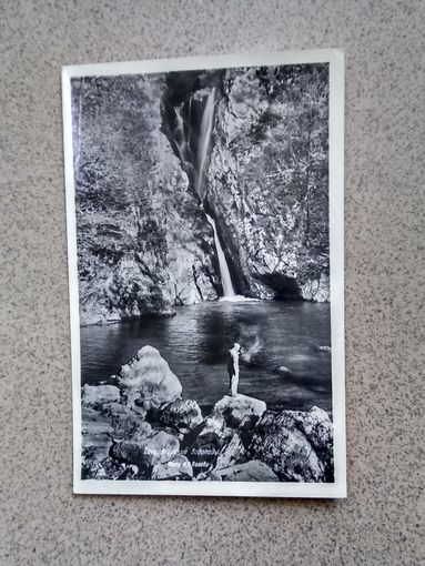 Почтовая карточка 1961г чистая г. Сочи Агурские водопады