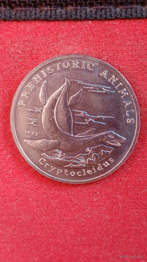Камбоджа 4 риэля 1993 доисторическое животное