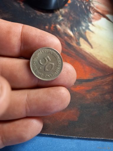 50 пфеннигов 1980 г. F Германия