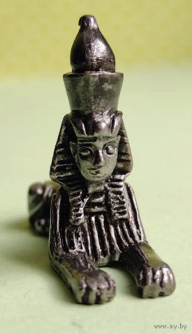 Статуэтка миниатюра Сфинксы на Университетской набережной в Санкт-Петербурге Оловянный сплав