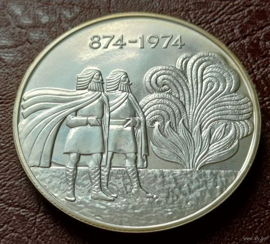 Исландия 1000 крон, 1974 1100 лет первым поселенцам    ( 1-15-5 )