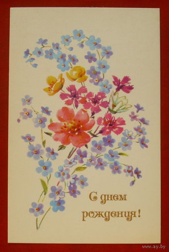 С днём рождения! Чистая. 1975 года. Кирпичева. 1893.