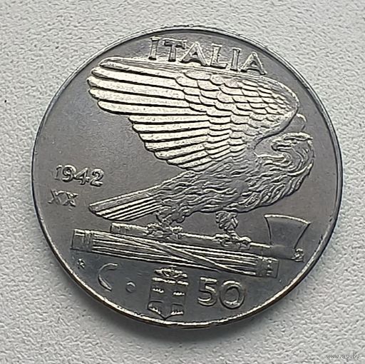 Италия 50 чентезимо, 1942   7-13-11