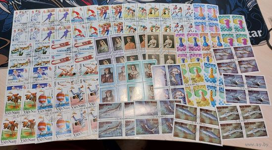 Квартблоки Вьетнама и Кубы с 1 копейки!