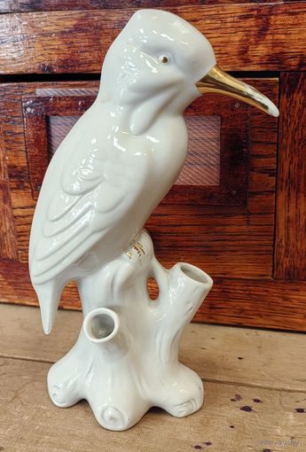 Статуэтка фарфоровая или карандашница "Птица"