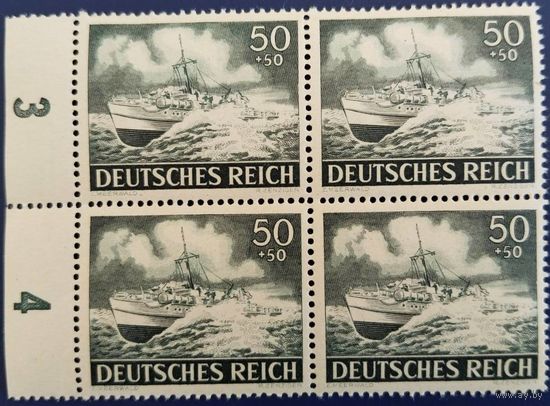 Квартблок. Торпедный катер. З Рейх. 1943 г.