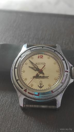 Часы Восток. Якорь. Ссср. Рабочие.