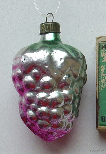 Ёлочная игрушка. Виноград. Ф-48.