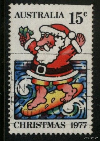 Австралия - 1977 [Mi. 641] Гашеная (AU16)