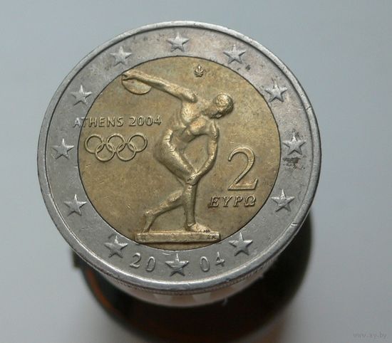 2 евро 2004 Греция Летние Олимпийские игры 2004 в Афинах