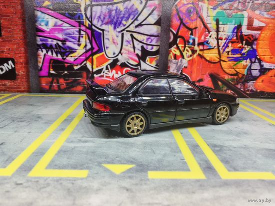 Коллекционная модель 1/64 HJ64 Subaru Impreza WRX GC8 1992