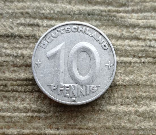 Werty71 Германия ГДР 10 пфеннигов 1952 Е E