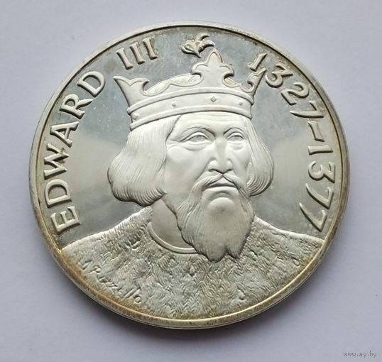 Великобритания. Короли Англии. Эдуард III 1327-1377 гг. Серебро. 40 гр.