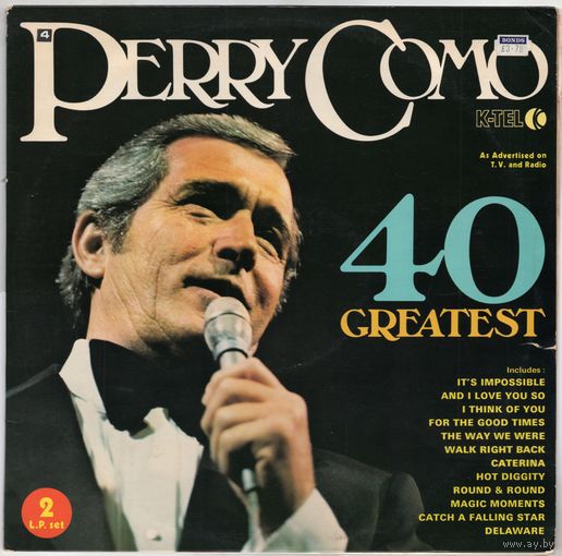 2LP Perry Como '40 Greatest'