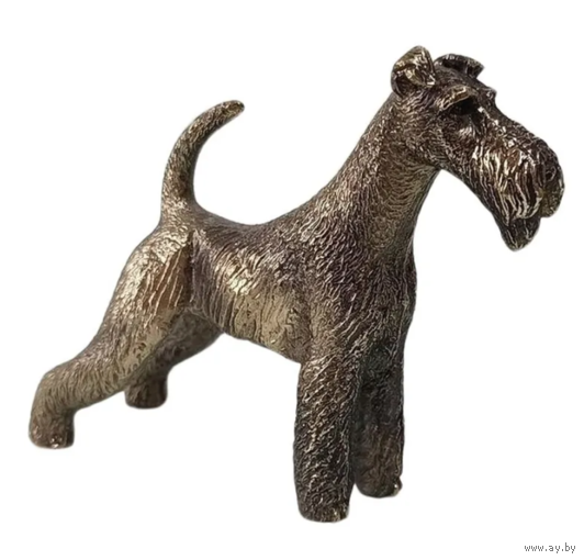Статуэтка Эрдельтерьер Латунь