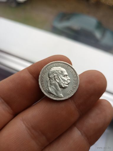 1 крона 1915г Австро Венгрия.состояние