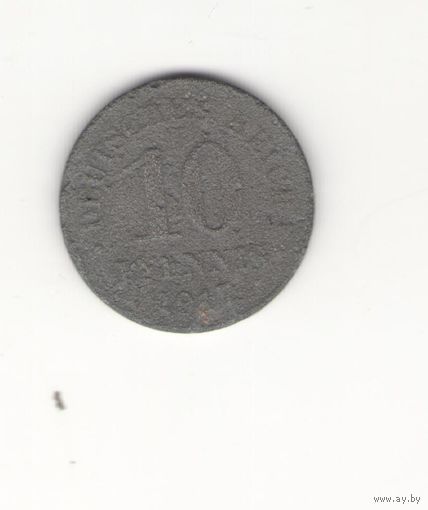 Германия 10 пфеннингов 1917 г. Возможен обмен