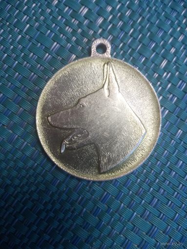 Знак участника смотра (выставки)  соревнования собак.