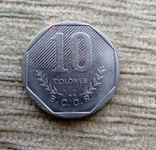 Werty71 Коста Рика 10 колонов 1985 Корабль