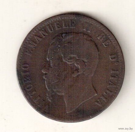 Италия 10 чентезимо 1866