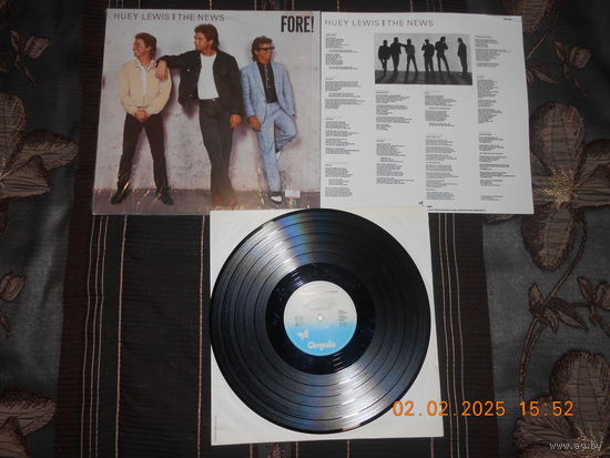 Huey Lewis And The News* – Fore!/LP