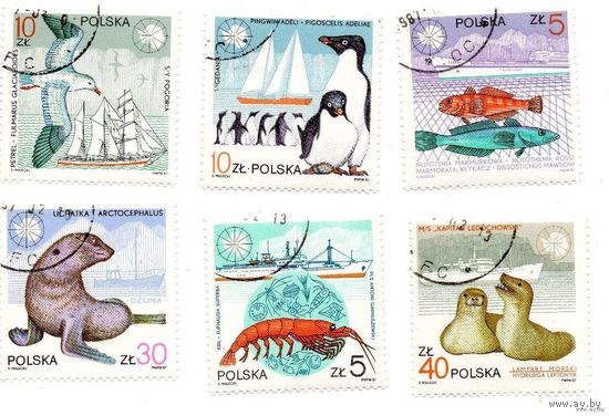 ПОЛЬША 1987 Фауна2 ЖИВОТНЫЕ СЕВЕРНЫХ ШИРОТ