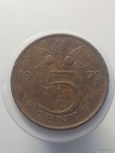 5 центов Нидерланды 1979 год  лот 43