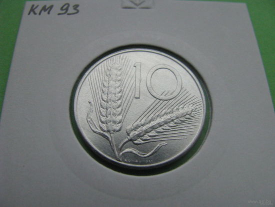 Италия 10 лир 1997 в холдере распродажа коллекции