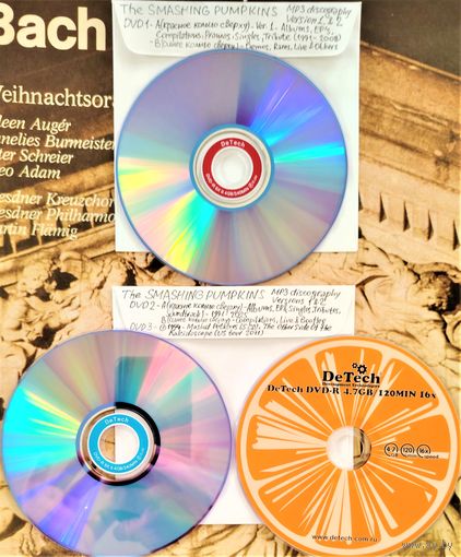 DVD MP3 дискография The SMASHING PUMPKINS (2 версии) - 3 DVD (2DVD9 + DVD5) - Alternative rock
