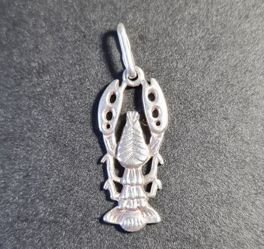 Кулон привеска знак зодиака Рак серебро 925 СССР ЗВЕЗДА лот#1, С РУБЛЯ! МНОГО ЛОТОВ С РУБЛЯ БЕЗ МЦ!