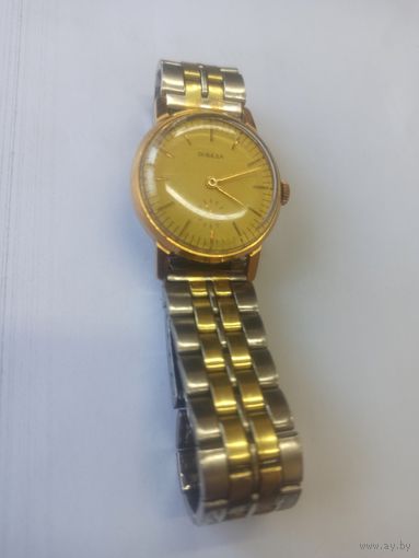 Часы Победа, позолота Аu, на ходу