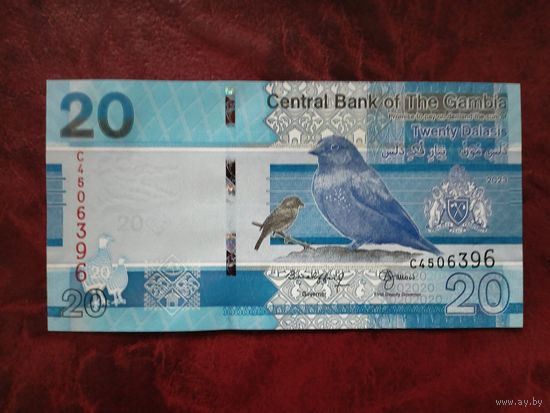 20 даласи Гамбия 2023 г.
