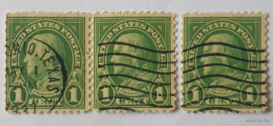 Марка почтовая. США. 1 cent. Uncommon.