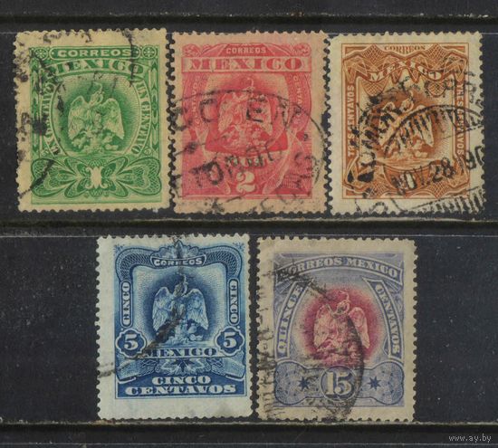 Мексика Респ 1899 Герб Стандарт #226-9,231