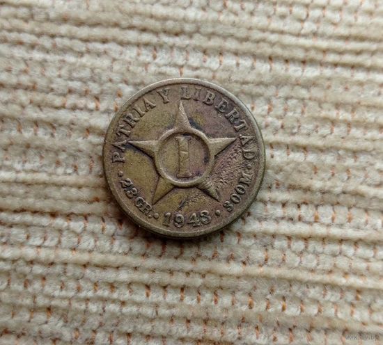 Werty71 Куба 1 сентаво 1943