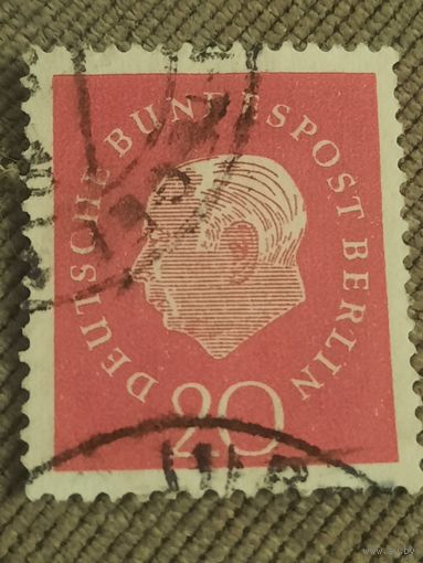 ФРГ 1958. Президент Теодор Хойс
