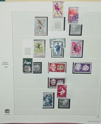 ФРАНЦИЯ.Хронология.РАСПРОДАЖА АЛЬБОМА ПОСТРАНИЧНО !Могут встречаться аккуратные наклейки! СОСТОЯНИЕ НА ФОТО !
