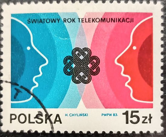 Польша 1983. Международный год телекомунникации