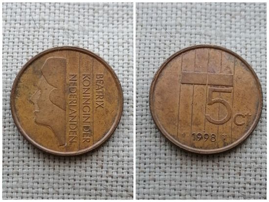 Нидерланды 5 центов 1998