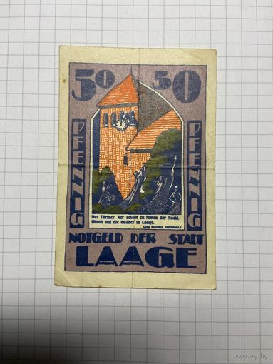 50 пфеннигов (нотгельды) г. Германия - 1312